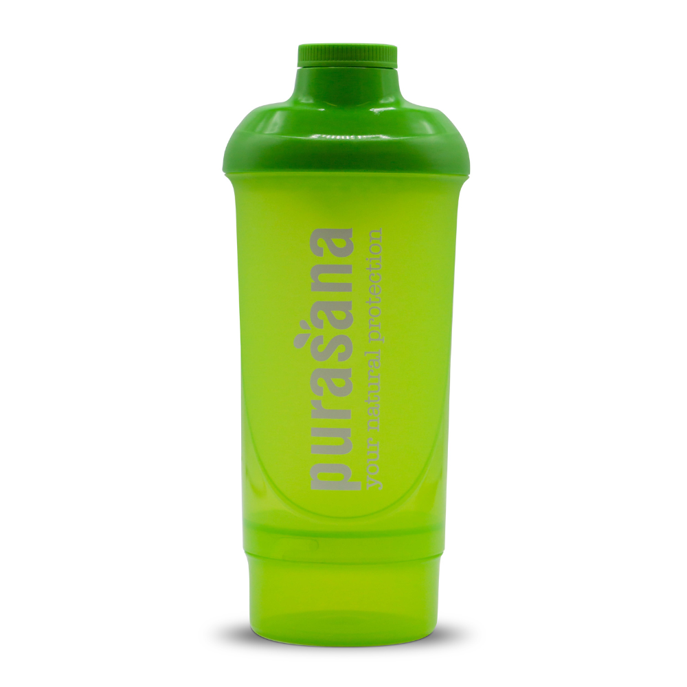 Plastic shaker WAVE PURASANA GREEN 500 ml /GREEN