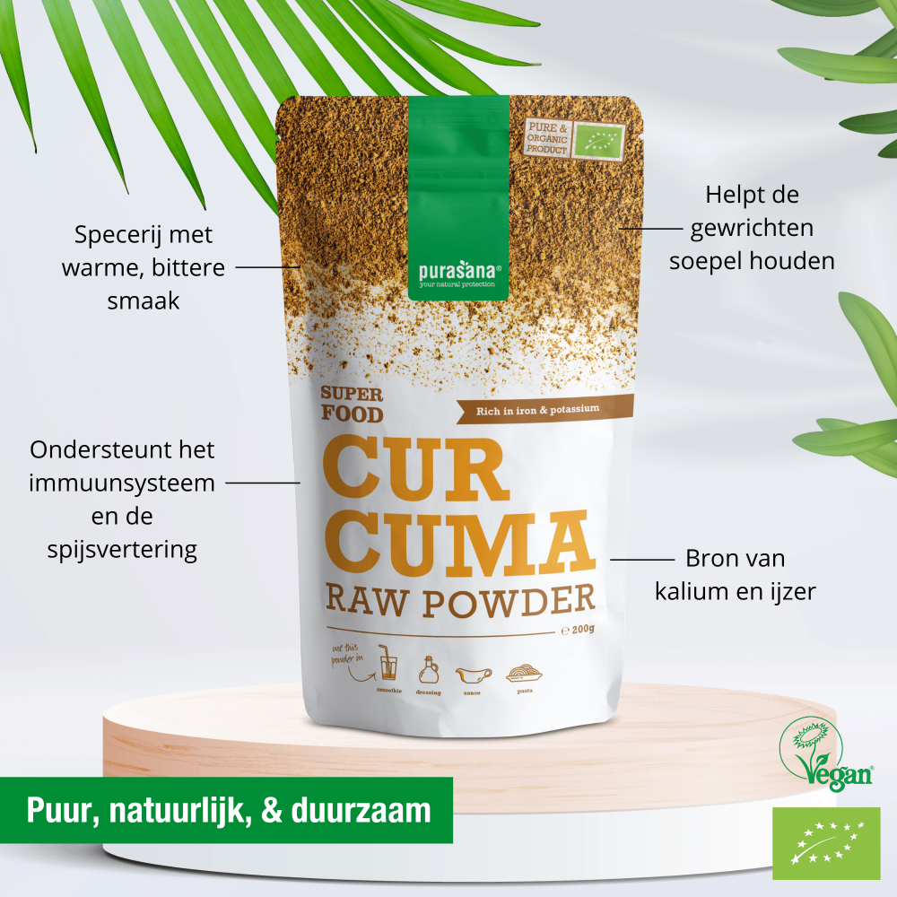 Curcuma raw powder 200 g BIO
