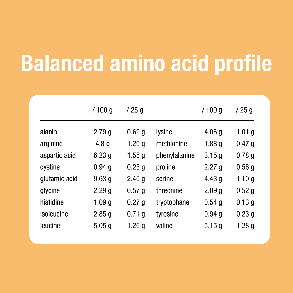 Veg. prot. mix 58% pea/sunflower/acai 400 g BIO beetroot-açai 400 g BIO