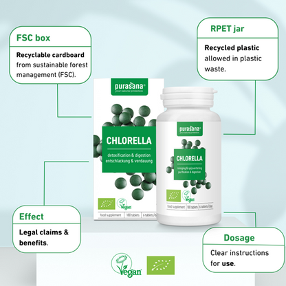 Chlorella 500 mg 180 tabl BIO