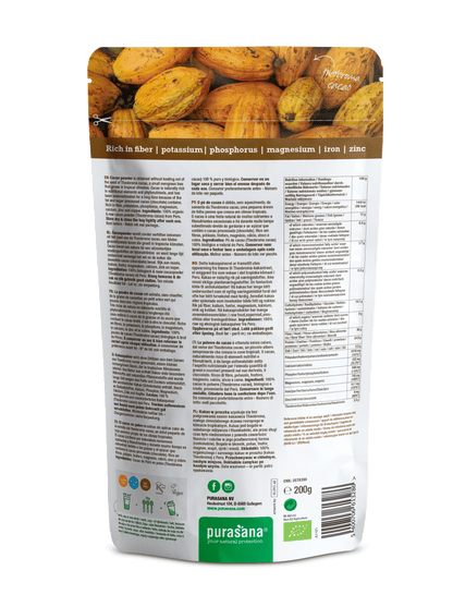 Purasana Cacao raw powder 200 g BIO