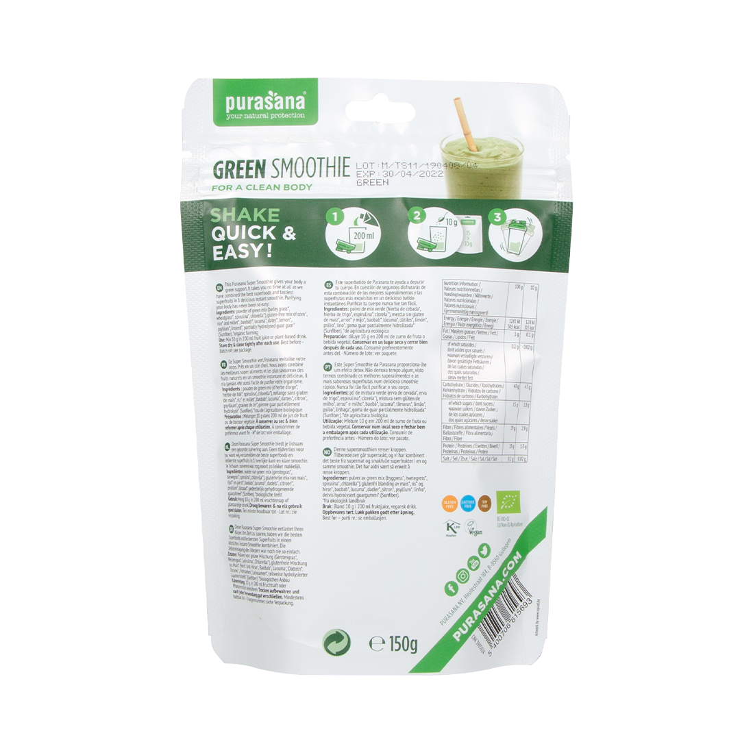 Green smoothie shake 150 g BIO