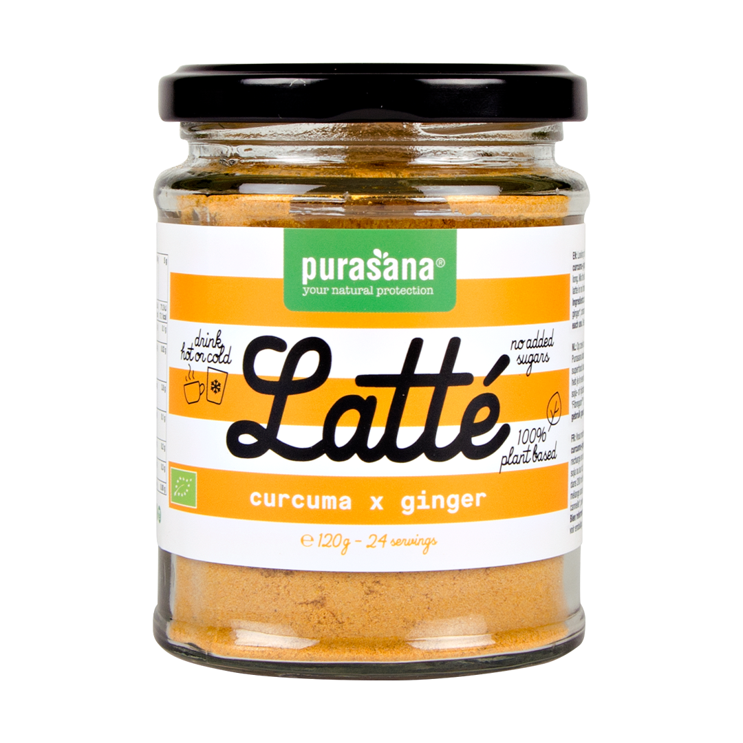 Latté Turmeric (31%) Ginger (6%) 120 g BIO