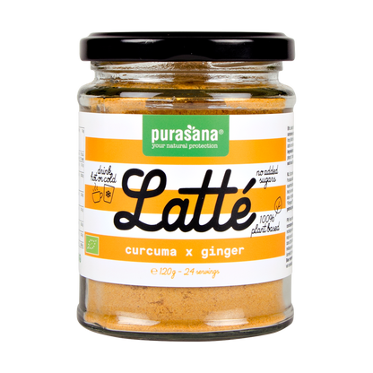 Latté Turmeric (31%) Ginger (6%) 120 g BIO