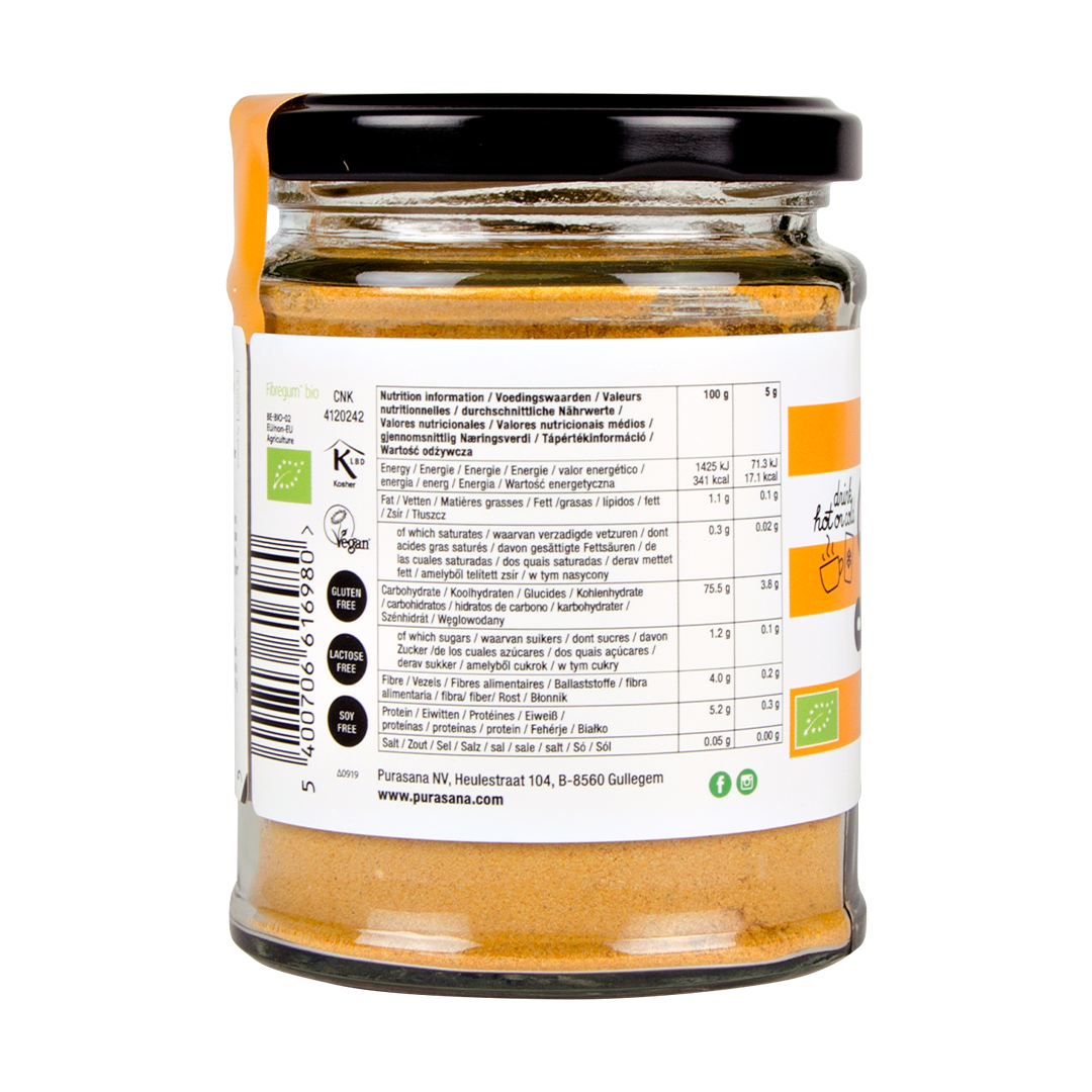 Latté Turmeric (31%) Ginger (6%) 120 g BIO