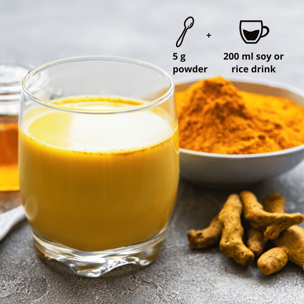 Latté Turmeric (31%) Ginger (6%) 120 g BIO