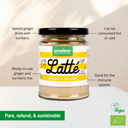 Latté Ginger (32%) Curcuma (3%)120 g BIO