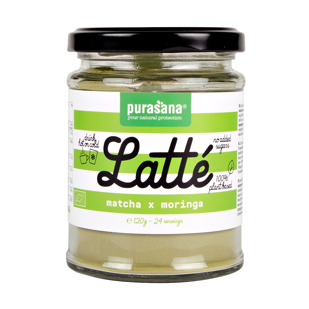 Latté Matcha Moringa 120 g BIO