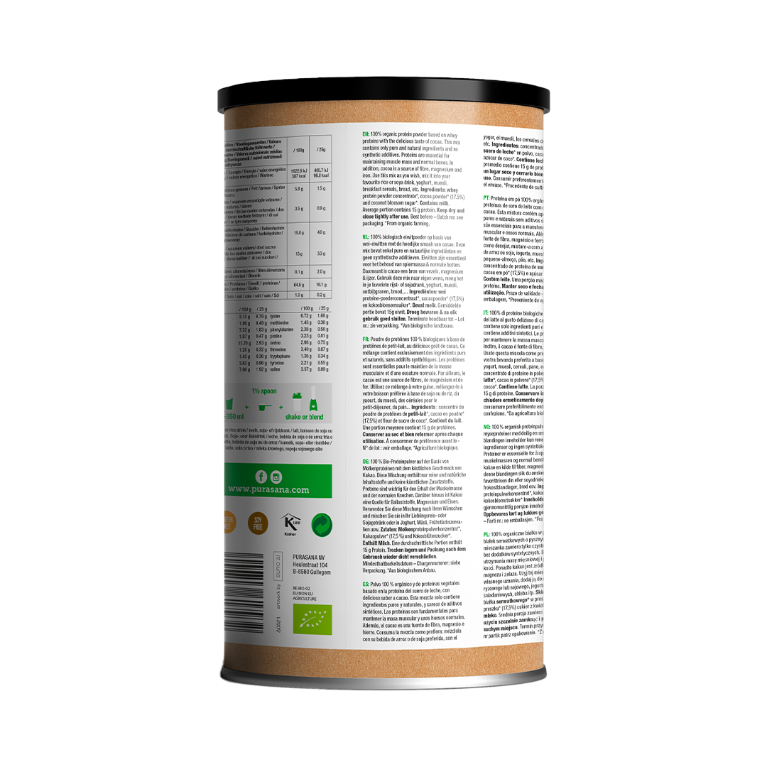 Whey protein 65% cacao 400 g BIO