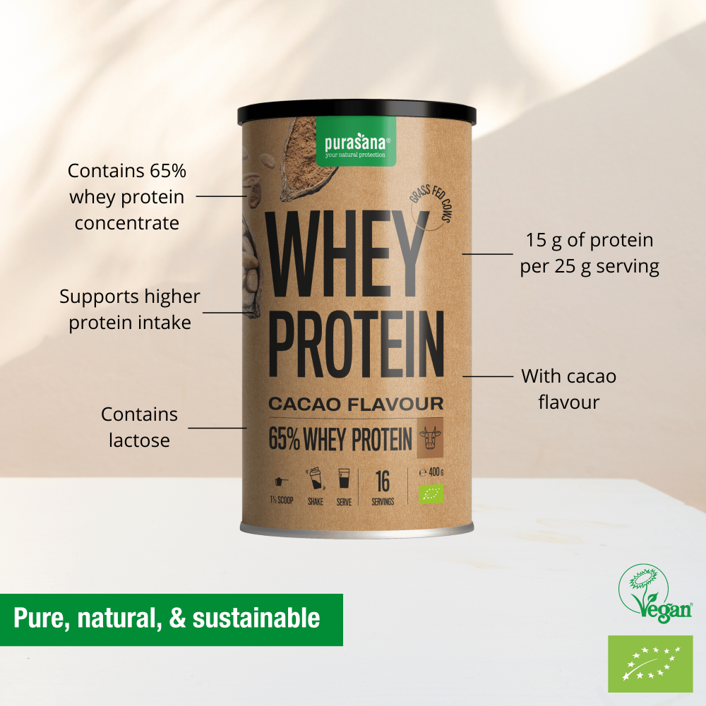 Whey protein 65% cacao 400 g BIO
