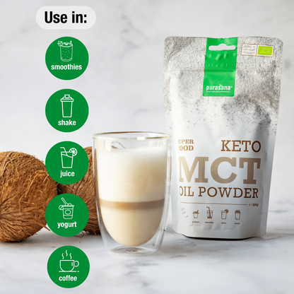 MCT oil powder KETO 200 g BIO