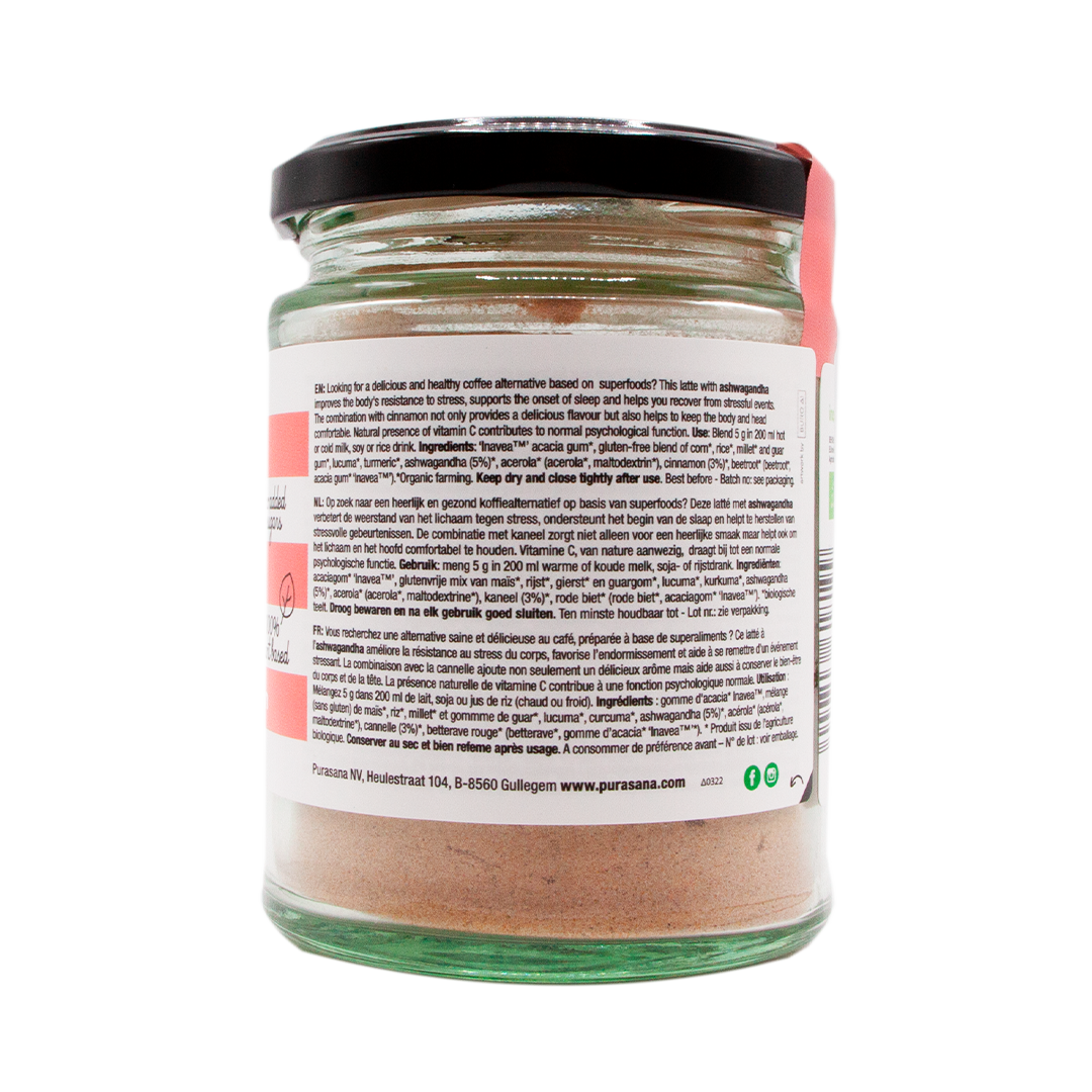 Latté Ashwagandha - cannelle 120 g BIO