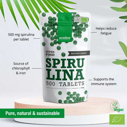 Spirulina 500 mg 500 tabl BIO