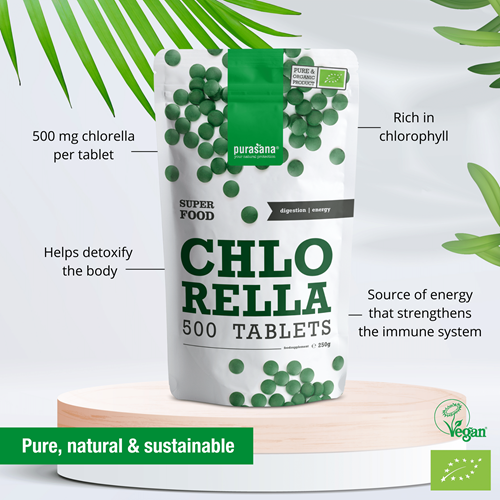 Chlorella 500 mg 500 tabl BIO