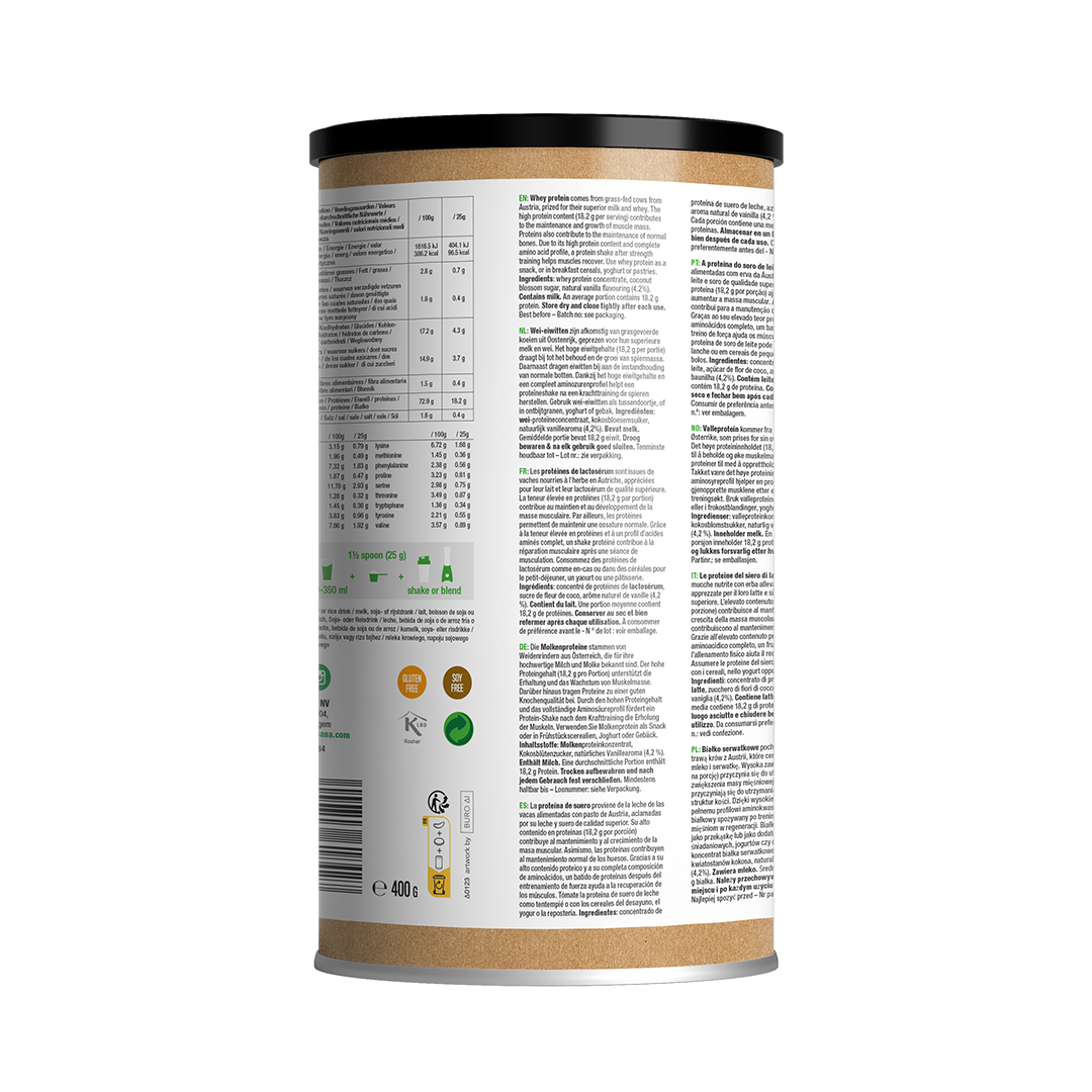 Whey protein vanilla 73% 400 g