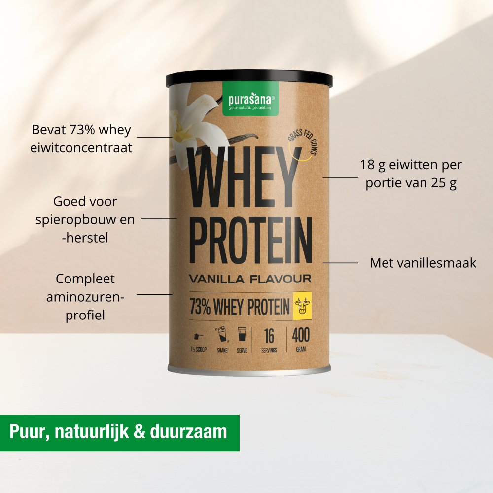 Whey protein vanilla 73% 400 g