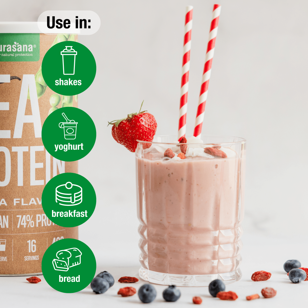 Vegan protein pea 74% vanilla 400 g