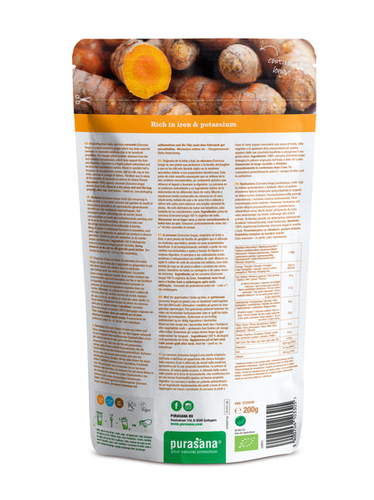 Curcuma raw powder 200 g BIO