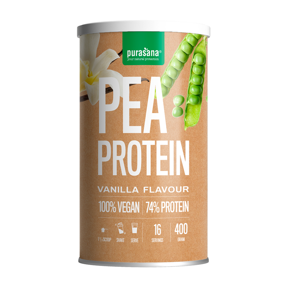 Vegan protein pea 74% vanilla 400 g